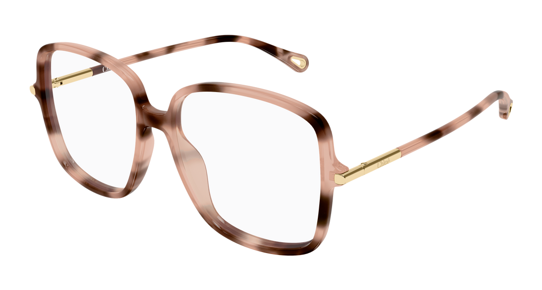 Briller chloé ch0399o 003 havana rectangular / squared femenino størrelse 56mm - Hovedvisning