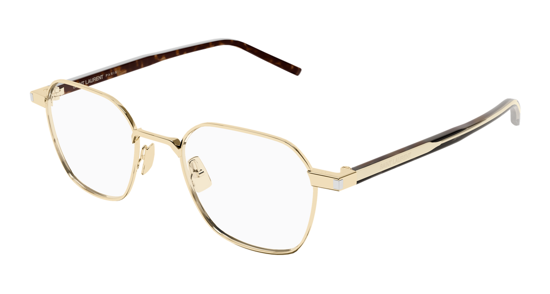 Occhiali da vista saint laurent sl 883 003 dorado round/oval/panthos unisex taglia 48mm - Vista principale
