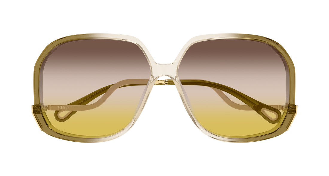 Gafas de sol chloé ch0404s 004 beige geometrical/directional femenino talla 60mm - Vista de detalle