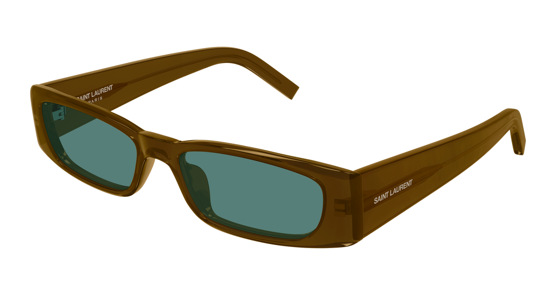 Lunettes de soleil saint laurent sl 942 003 marron rectangular / squared femenino taille 54mm - Vue principale
