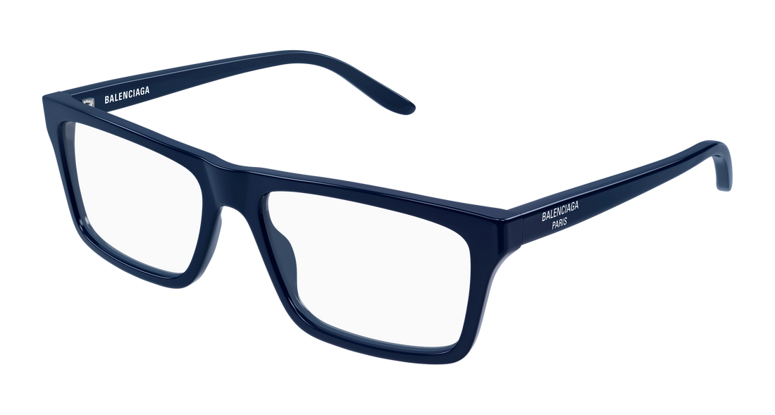 Gafas graduadas balenciaga bb0499o 006 azul rectangular / squared masculino talla 57mm - Vista principal