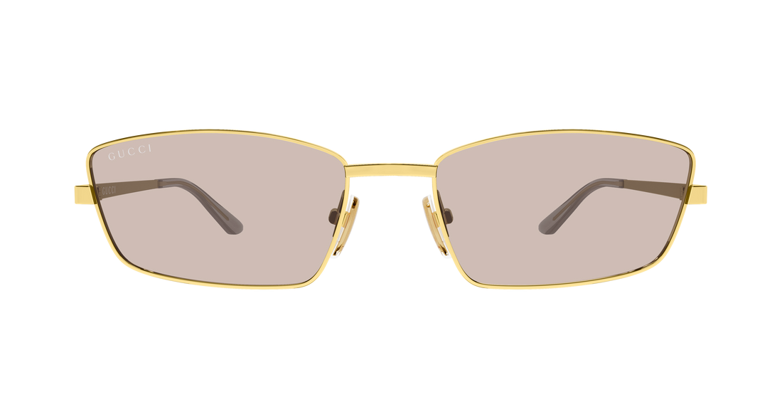 Lunettes de soleil gucci gg2177s 009 dorado rectangular / squared femenino taille 61mm - Vue détaillée