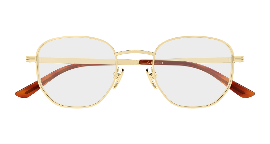 Dioptrijske naočale gucci gg2224o 002 dorado round/oval/panthos femenino veličina 49mm - Detaljni prikaz
