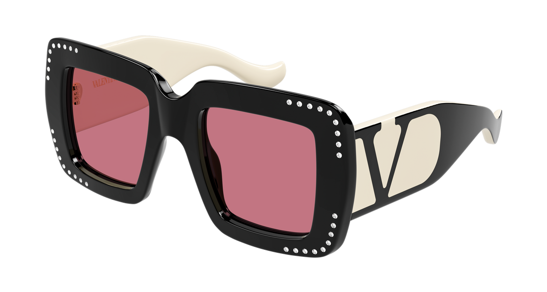 Sunčane naočale valentino vg0056s 003 negro rectangular / squared femenino veličina 51mm - Glavni prikaz