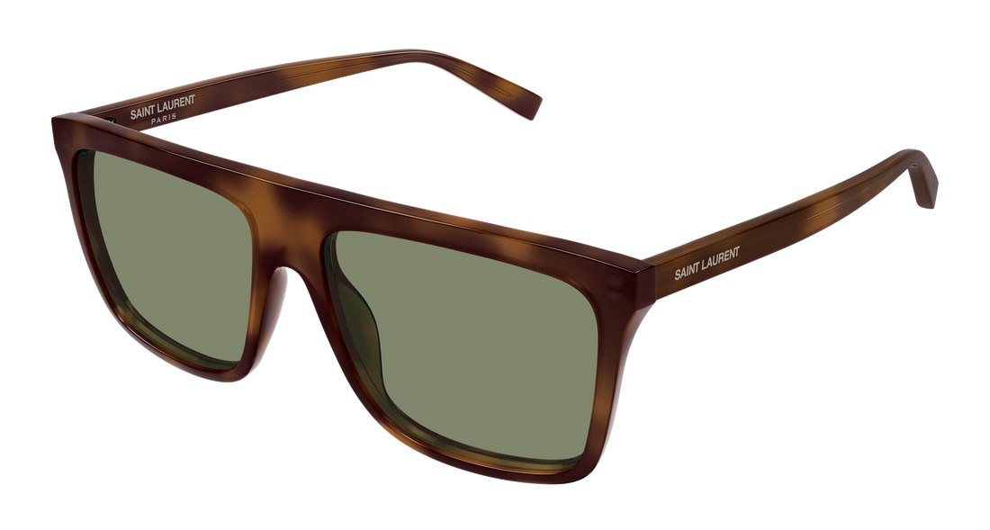 Occhiali da sole saint laurent sl 904 004 havana rectangular / squared masculino taglia 59mm - Vista principale