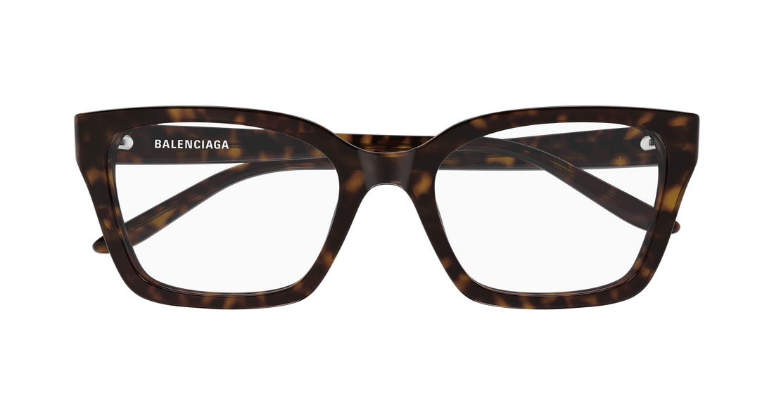 Gafas graduadas balenciaga bb0501o 002 havana cat eye femenino talla 55mm - Vista de detalle