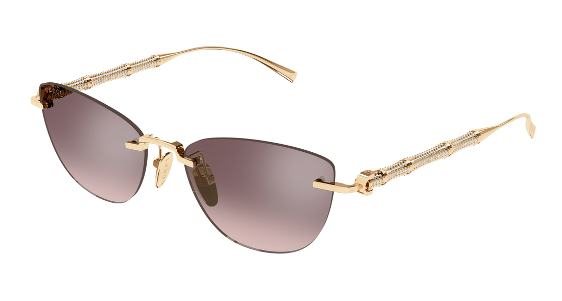 Sonnenbrillen gucci gg2063s 005 dorado cat eye femenino größe 55mm - Hauptansicht