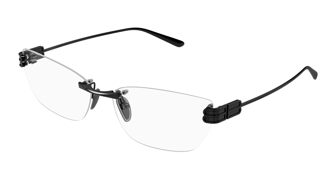 Occhiali da vista balenciaga bb0490o 002 negro rectangular / squared femenino taglia 62mm - Vista principale