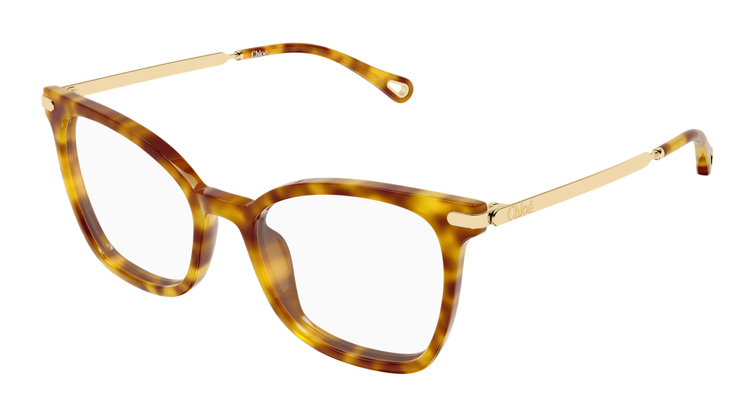 Óculos graduados chloé ch0360o 002 havana rectangular / squared femenino tamanho 53mm - Vista principal