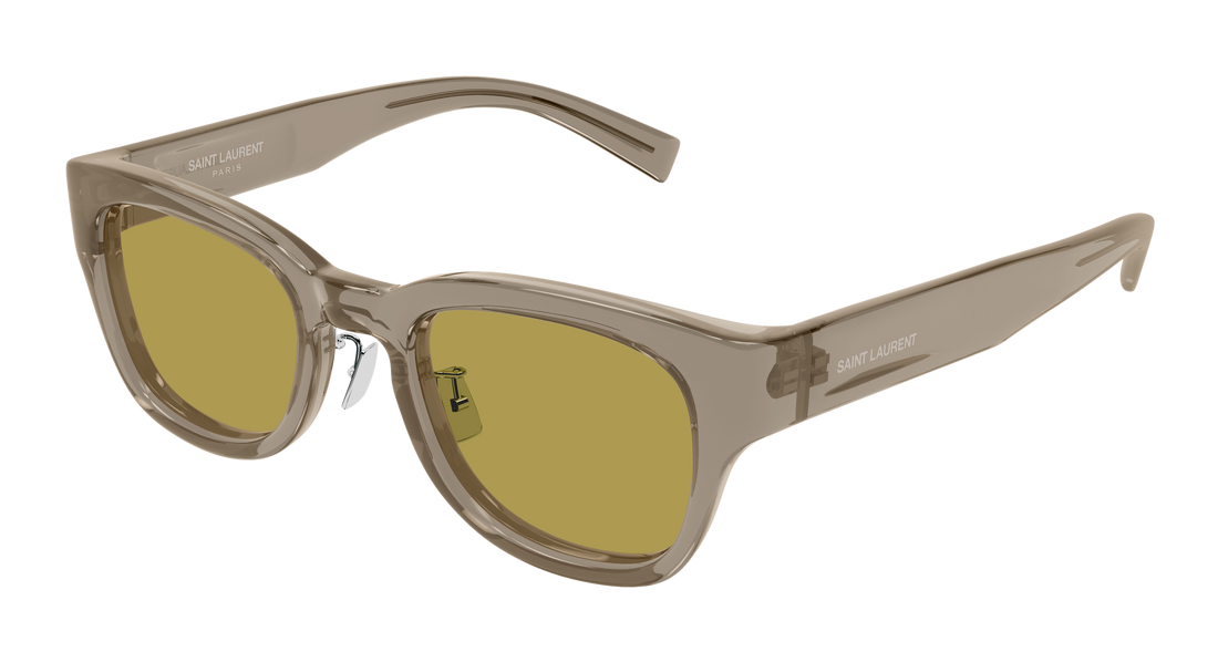 Solglasögon saint laurent sl 957/j 005 marron rectangular / squared femenino storlek 50mm - Huvudvy