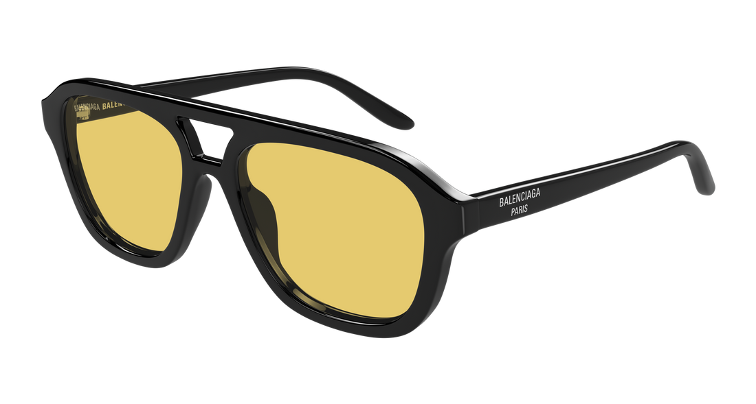 Gafas de sol balenciaga bb0525s 002 negro pilot/navigator masculino talla 55mm - Vista principal