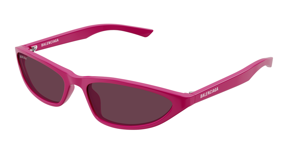 Lunettes de soleil balenciaga bb0402s 007 rosa round/oval/panthos femenino taille 59mm - Vue principale
