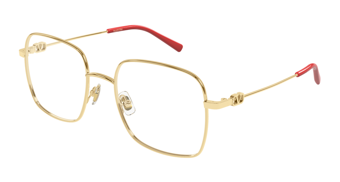 Lunettes de vue valentino vg0030o 003 dorado rectangular / squared femenino taille 53mm - Vue principale