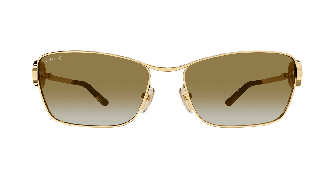 Occhiali da sole gucci gg2045s 003 dorado cat eye femenino taglia 58mm - Vista dettagliata