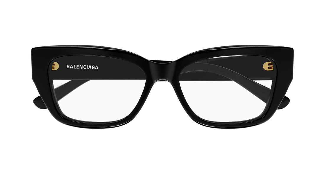 Occhiali da vista balenciaga bb0483o 001 negro rectangular / squared femenino taglia 55mm - Vista dettagliata