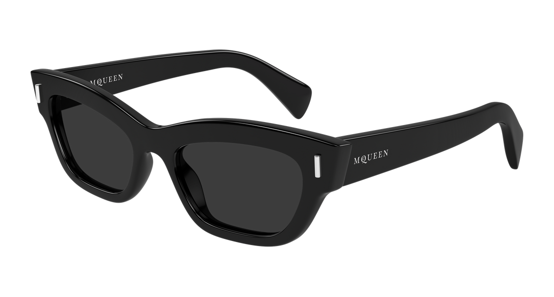 Óculos de sol alexander mcqueen am0548s 001 negro cat eye femenino tamanho 52mm - Vista principal