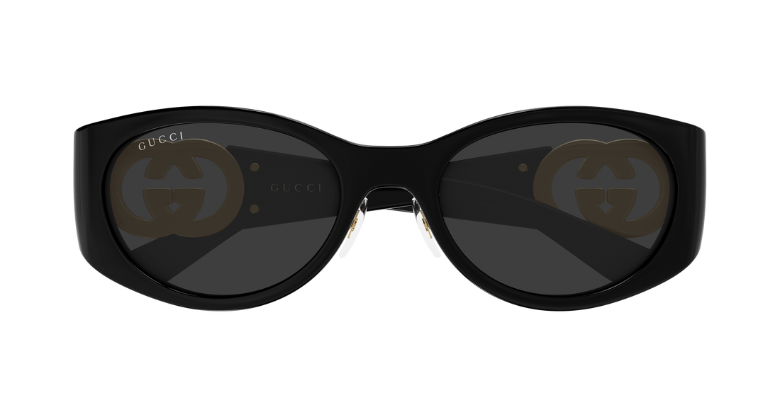 Sunglasses gucci gg2123sa 001 negro round/oval/panthos femenino size 55mm - Detailed view