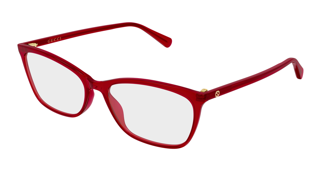 Brillen gucci gg1930o 005 rojo rectangular / squared femenino größe 55mm - Hauptansicht