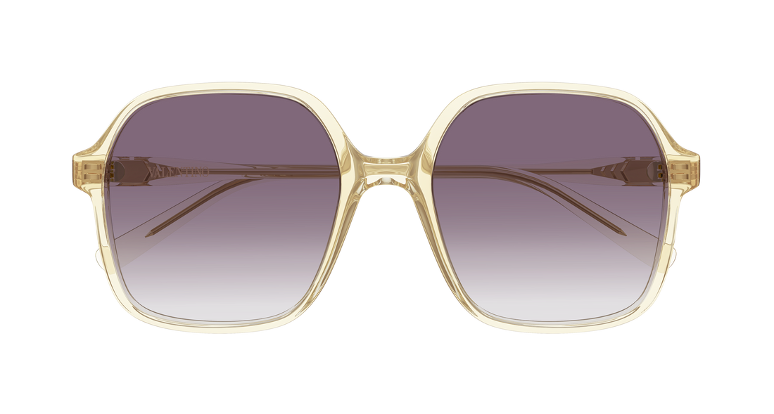 Sonnenbrillen valentino vg0018s 007 naranja rectangular / squared femenino größe 56mm - Detailansicht