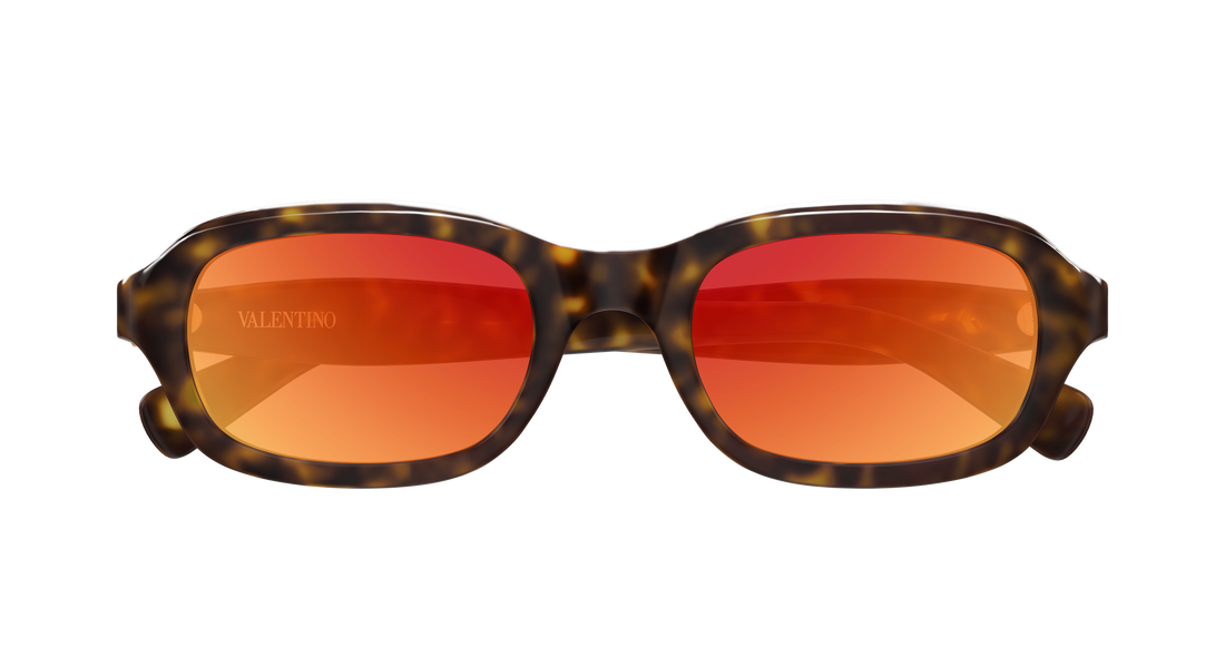 Sunglasses valentino vg0010s 004 havana rectangular / squared femenino size 51mm - Detailed view