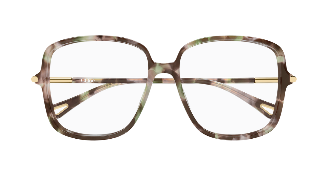 Occhiali da vista chloé ch0399o 007 havana rectangular / squared femenino taglia 56mm - Vista dettagliata