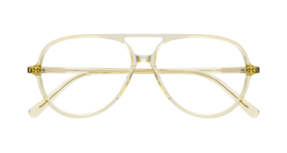 Lunettes de vue valentino vg0023o 004 naranja round/oval/panthos femenino taille 56mm - Vue détaillée