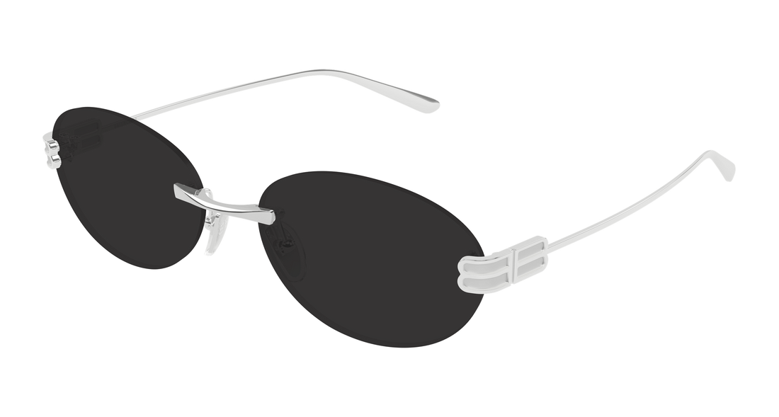 Gafas de sol balenciaga bb0541sa 001 plateado round/oval/panthos unisex talla 59mm - Vista principal