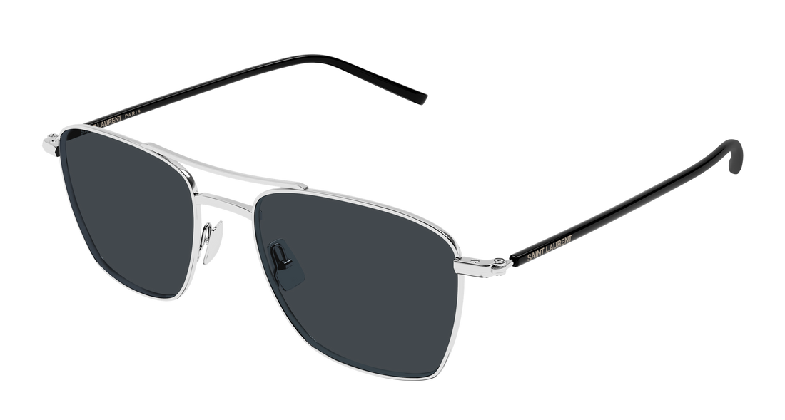 Gafas de sol saint laurent sl 866 002 plateado pilot/navigator unisex talla 53mm - Vista principal