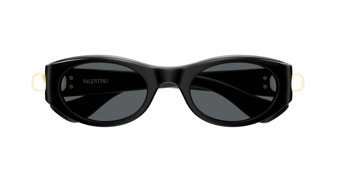 Occhiali da sole valentino vg0015sa 001 negro round/oval/panthos femenino taglia 53mm - Vista dettagliata