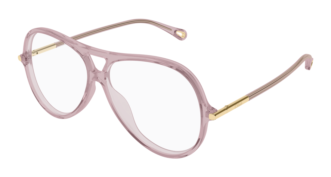 Briller chloé ch0398o 005 rosa round/oval/panthos femenino størrelse 59mm - Hovedvisning