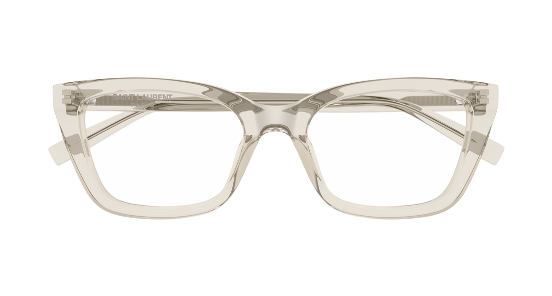 Gafas graduadas saint laurent sl 911 004 beige cat eye femenino talla 53mm - Vista de detalle