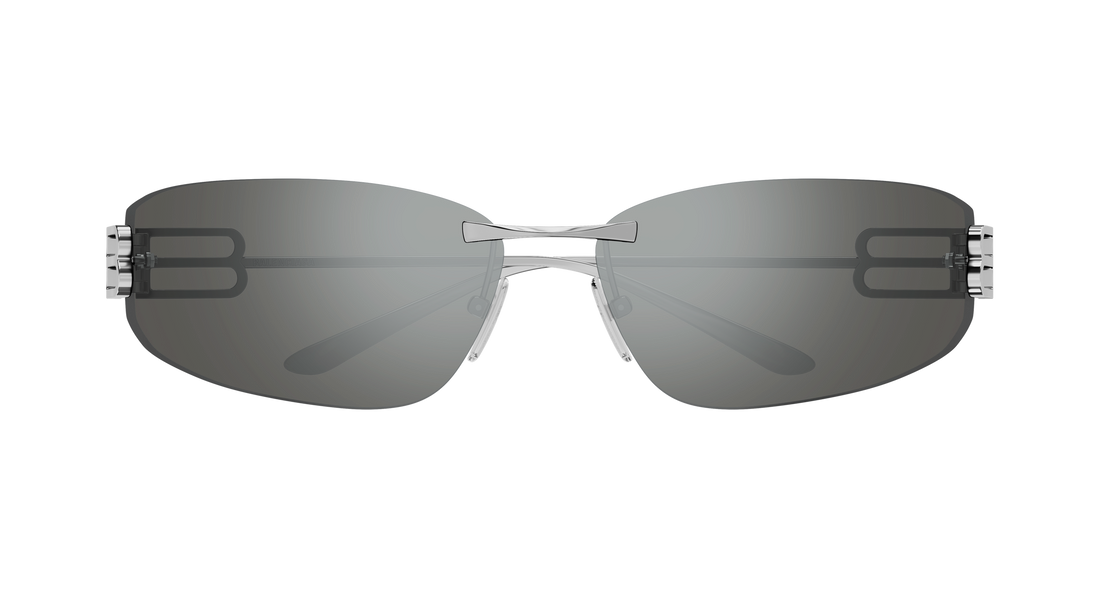 Sunčane naočale balenciaga bb0484s 003 plateado cat eye femenino veličina 76mm - Detaljni prikaz