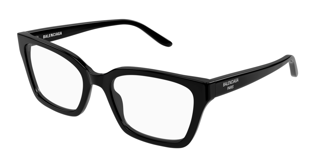 Occhiali da vista balenciaga bb0501o 001 negro cat eye femenino taglia 55mm - Vista principale