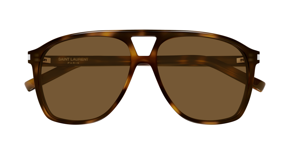 Lunettes de soleil saint laurent sl 596 dune 010 havana pilot/navigator femenino taille 58mm - Vue détaillée
