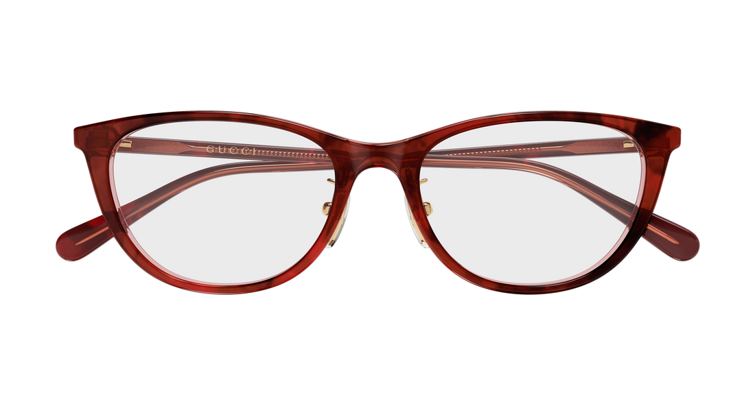 Briller gucci gg2261oj 003 havana cat eye femenino størrelse 53mm - Detaljeret visning