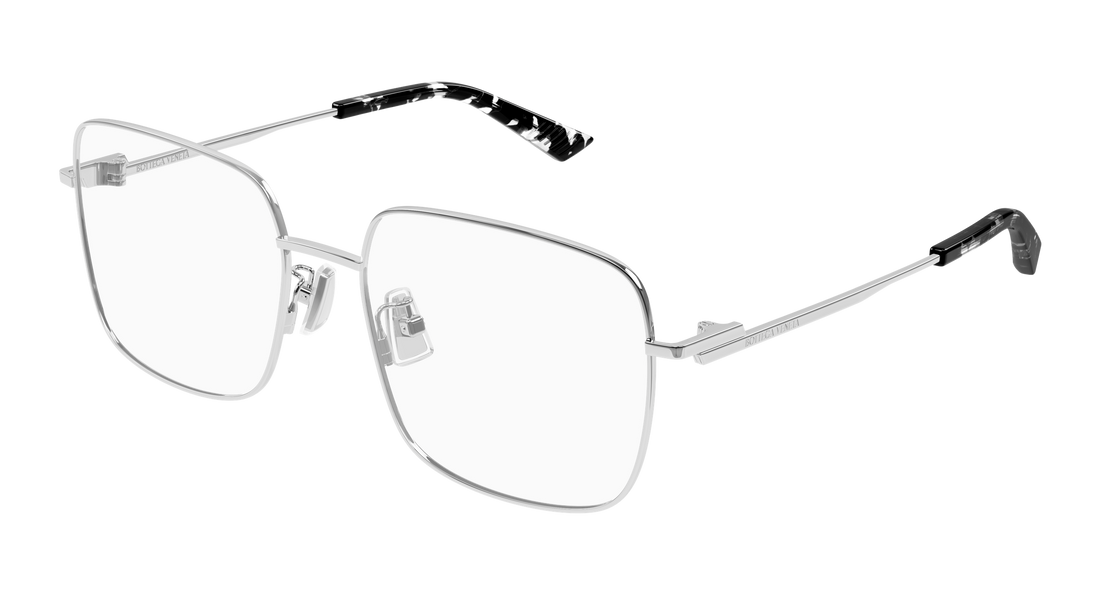 Occhiali da vista bottega veneta bv1519oj 002 plateado rectangular / squared femenino taglia 55mm - Vista principale