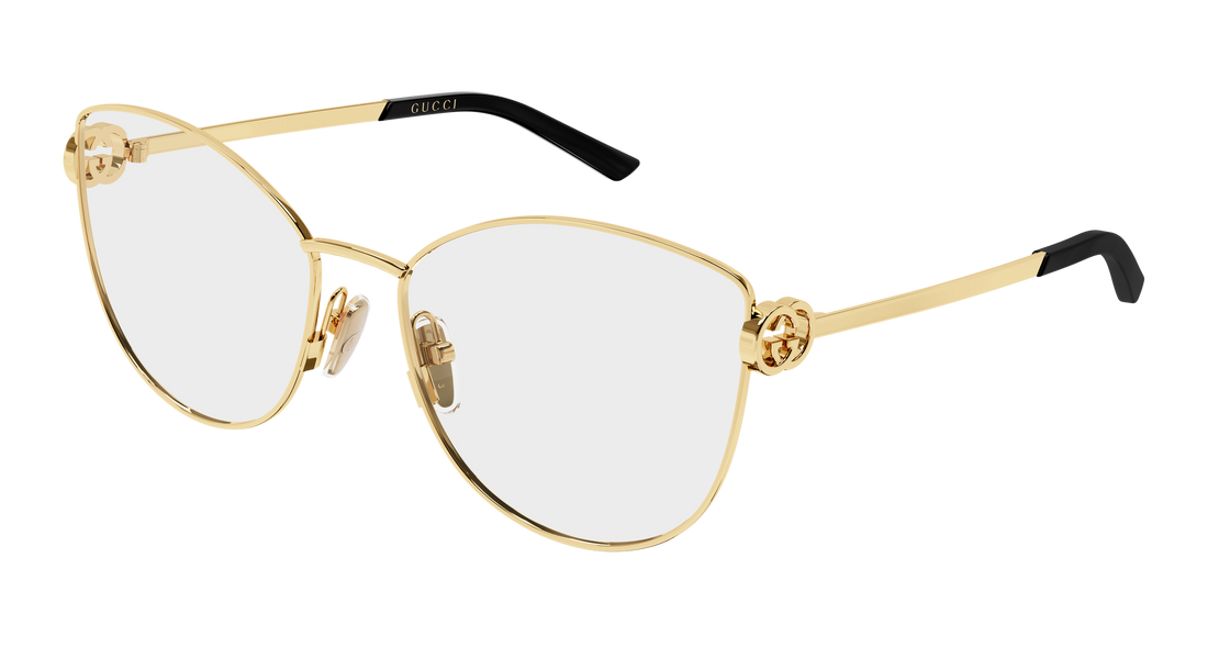 Occhiali da vista gucci gg2049o 001 dorado butterfly femenino taglia 57mm - Vista principale