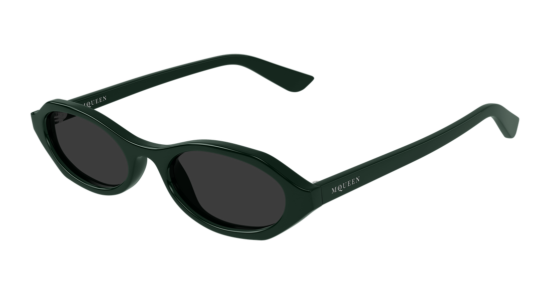 Óculos de sol alexander mcqueen am0559s 004 verde round/oval/panthos femenino tamanho 51mm - Vista principal