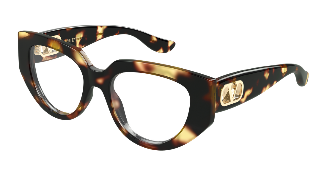 Occhiali da vista valentino vg0004o 002 havana cat eye femenino taglia 52mm - Vista principale