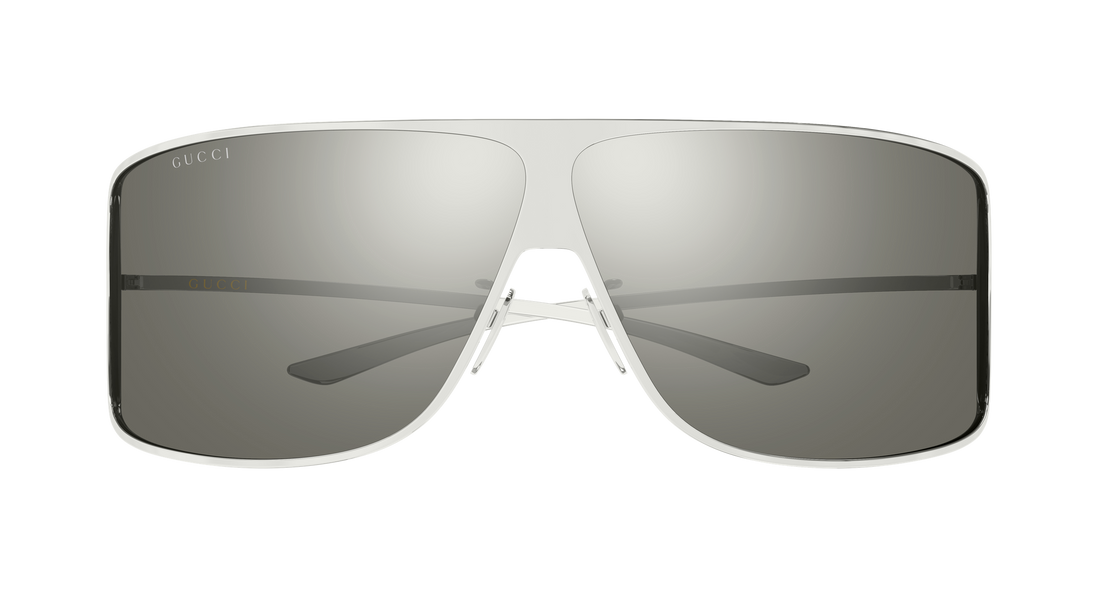 Lunettes de soleil gucci gg2276s 002 plateado geometrical/directional unisex taille 80mm - Vue détaillée