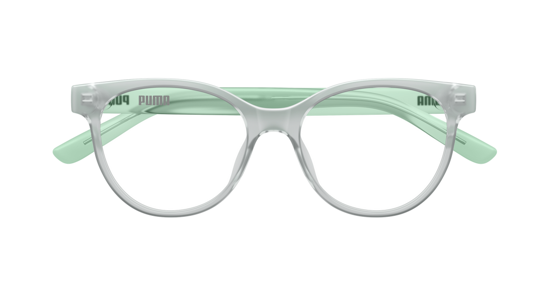 Occhiali da vista puma pj0090o 007 gris cat eye infantil taglia 50mm - Vista dettagliata