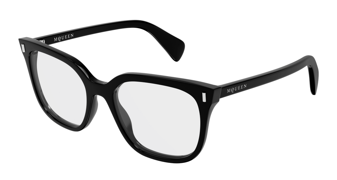 Brillen alexander mcqueen am0585o 001 negro rectangular / squared femenino größe 53mm - Hauptansicht