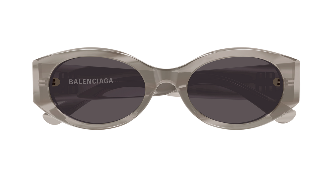 Sunglasses balenciaga bb0477sa 003 gris round/oval/panthos femenino size 53mm - Detailed view