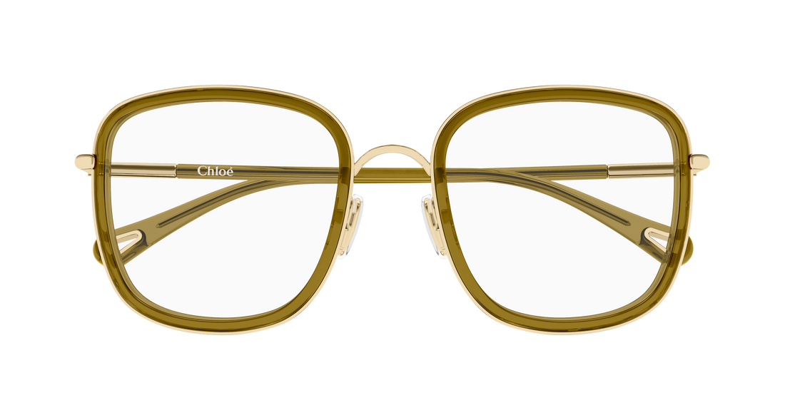 Briller chloé ch0373o 004 dorado butterfly femenino størrelse 53mm - Detaljeret visning