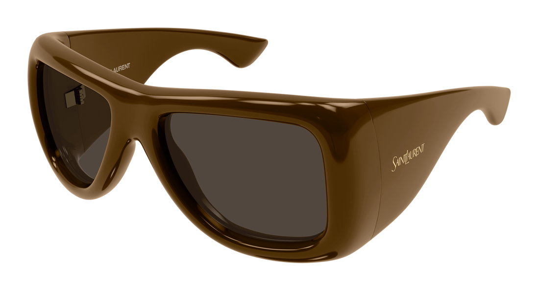 Occhiali da sole saint laurent sl 902 howl 006 marron pilot/navigator unisex taglia 63mm - Vista principale