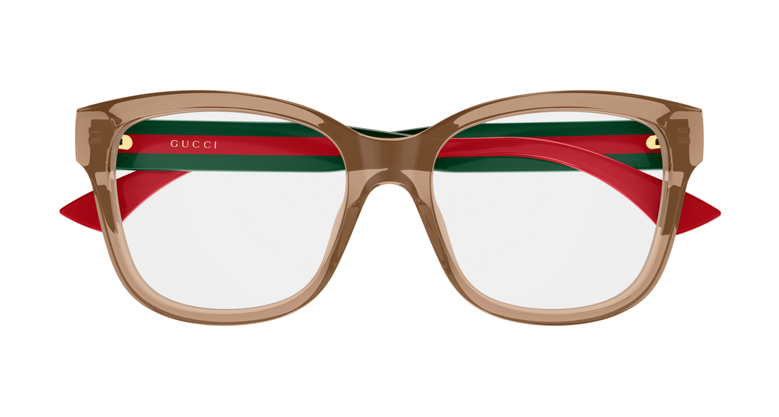 Occhiali da vista gucci gg0038onn 005 marron butterfly femenino taglia 54mm - Vista dettagliata