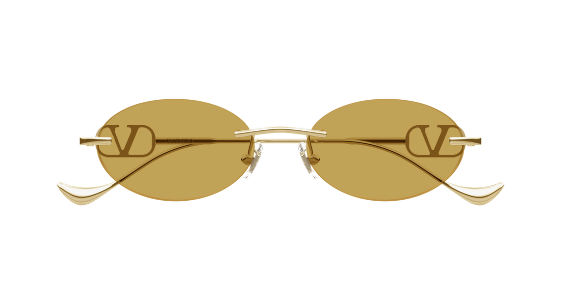 Occhiali da sole valentino vg0032s 003 dorado geometrical/directional femenino taglia 53mm - Vista dettagliata