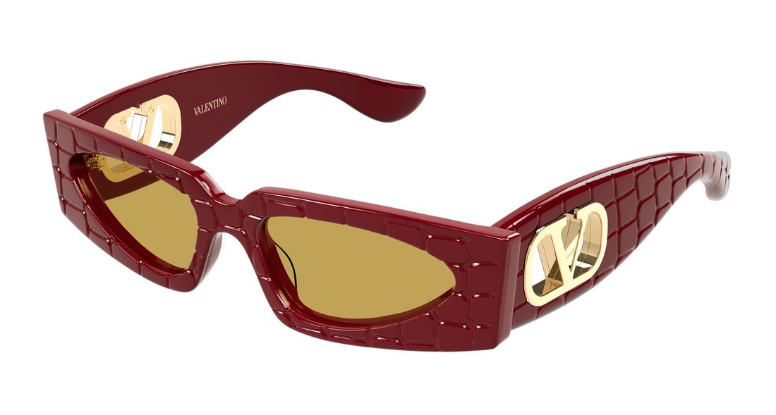 Sunglasses valentino vg0001s 004 burdeos rectangular / squared femenino size 53mm - Main view