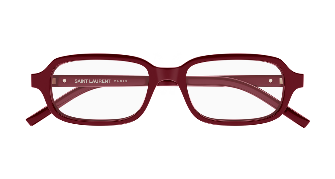 Lunettes de vue saint laurent sl m180 005 rojo rectangular / squared masculino taille 52mm - Vue détaillée