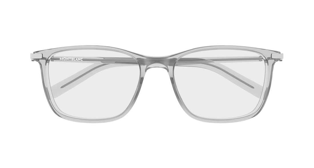 Dioptrijske naočale montblanc mb0501ol 007 gris rectangular / squared masculino veličina 57mm - Detaljni prikaz